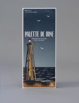 Chocolat Palette de Bine, sel de mer Saint-Laurent 70%
