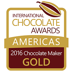 International Chocolate Awards - Americas gold chocolate maker 2016