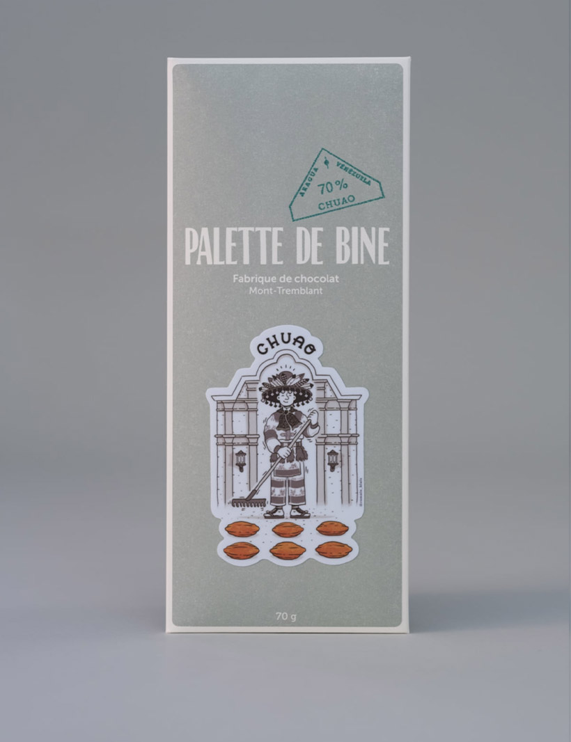 Palette de chocolat Chuao 70%