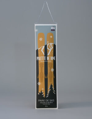 Barre de chocolat - Skis au lait 50%