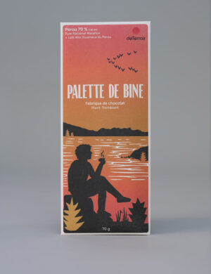 Barre de chocolat Palette de bine 70% au café