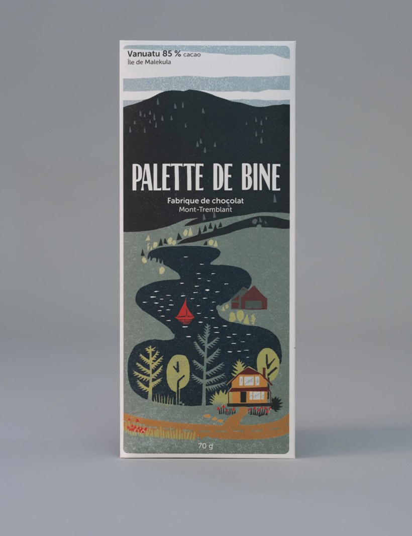 Palette de chocolat - Vanuatu, île de Malekula 85% cacao